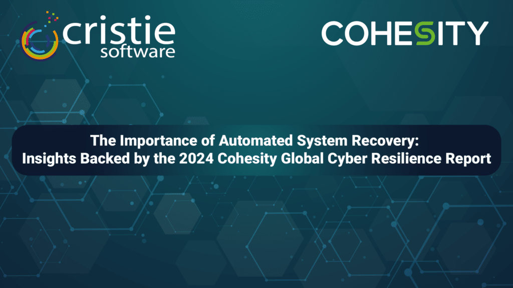 Automated System Recovery for Cohesity data Protect