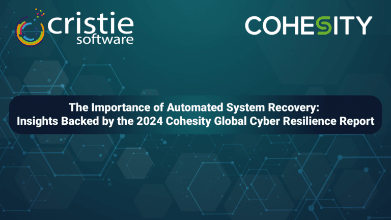 Automated System Recovery for Cohesity data Protect